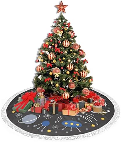 Поли-коледна Елха Space Cat Коледна Украса, Ваканционни имоти Пола-Дърво за Коледно парти за Всички Поводи 36