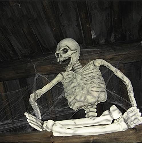 Скелет за Хелоуин в ДЕН на Радост, 24 Пластмасови Скелети за цялото тяло за Хелоуин с подвижни стави, за украса на парти за