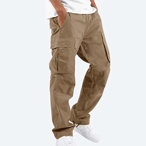 Работни Панталони за Мъже,Мъжки Ежедневни Панталони-Карго С Множество Джобове От Памучен кепър лента през, Туристически