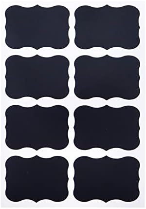 WDONAY Водоустойчив PVC Стикер за Черната дъска, Перезаписываемая Стикер За черната дъска, Идентификация Стикер За