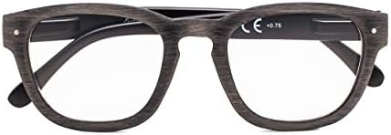 Eyekepper 5-Pack Очила За четене Професор Ретро Стил Кутия Пантите лък тел Пълна Компютърни Очила + 2.0