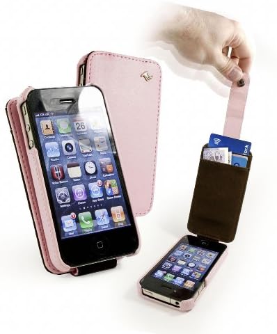 Калъф Tuff-Luv Genius In Case за Apple iPhone 4 / 4S от Изкуствена кожа Кралския Лилав цвят [00150716]