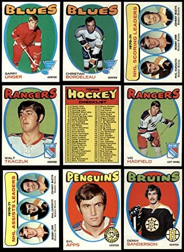 1971-72 Хокей комплект Topps (Хокей комплект) NM