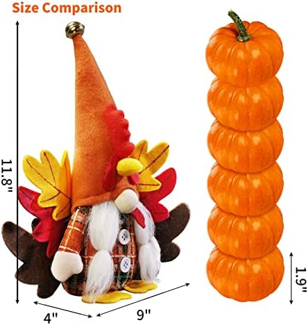 Есента Джудже от Турция, Украса за Джуджетата в Деня на Благодарността, 2 Шведски Джуджета Tomte Ръчно изработени