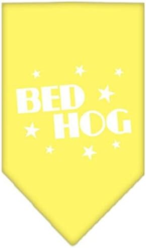 Шарена кърпа Mirage Pet Products Bed Свиня с Сито печат за домашни любимци, Малка, Жълта