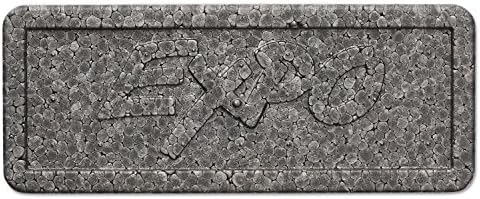 EXPO Eraser Block 81505 Гумичка за дъски, сухо изтриване, Лека дрямка, 5 1/8 Ш x 1 1/4 По - Опаковка от 2