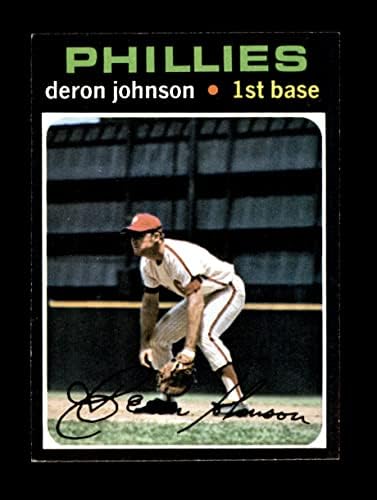 1971 Topps 490 Дерон Джонсън Филаделфия Филис (Бейзболна картичка) Ню Йорк-Филаделфия