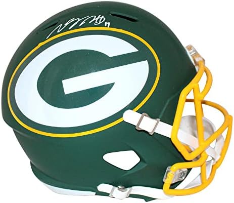 Даванте Адамс с Автограф Green Bay Packers и Реплика на Каската JSA 27650 - Каски NFL с автограф