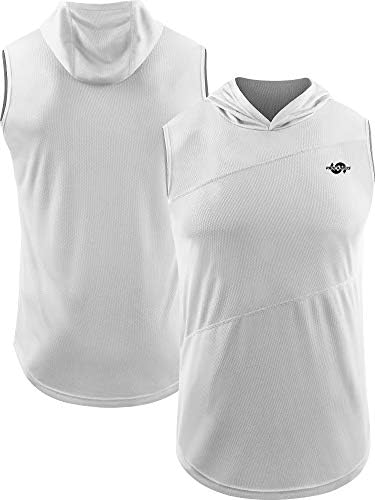 Мъжка Риза за тренировка на мускулите в Залата CADMUS с Качулка и Риза Без Ръкави 2 Опаковки
