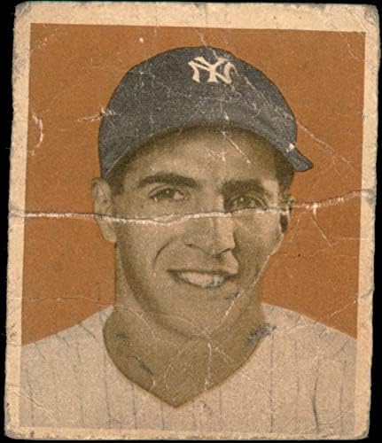 1949 Боуман # 98 NNF Фил Риццуто Ню Йорк Янкис (Бейзболна картичка) (Без името на предната страна) АВТЕНТИЧНИ Янкис