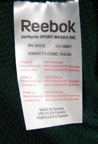 Ню Йорк Рейнджърс е Използвал За игра Зелена Обучение Фланелка Reebok NHL 58 DP31327 - Използвани За игри Тениски NHL