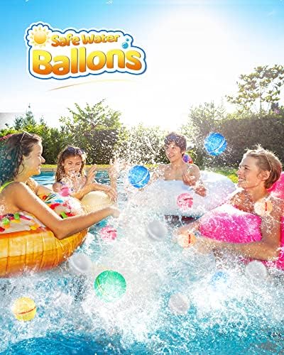 За многократна употреба Магнитни Водни топки MACABAKA, Водна Бомба с Самоуплотняющимся Бързо Пълнеж, Летни Играчки за вода на открито за момичета и Момчета на Възраст ?