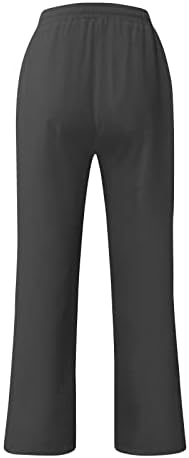Dudubaby Мъжки Панталони за почивка Бельо Облекла за Ленено панталони съвременния Комфортен качество От Мек Лен, С джоб Цвят