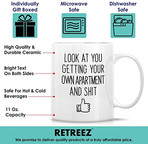Забавна Чаша за Retreez - Виж, как ти Устраиваешь Housewarming в собствения си апартамент, на Собствениците, Керамични Чаши