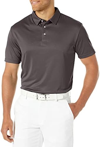 Мъжки Однотонная Поло Риза за голф Links Edition с Къс ръкав