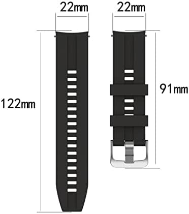 ONECM 22 мм Сменяеми Каишки за китката Каишка за Huawei Watch GT 2 42/46 мм и Каишка за умни часовници Samsung Galaxy Watch 3 45 мм Спортен Гривна