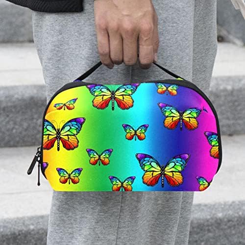 Косметичка с пеперуда за чантата си, преносим пътен органайзер, чанта за тоалетни принадлежности, косметичка за