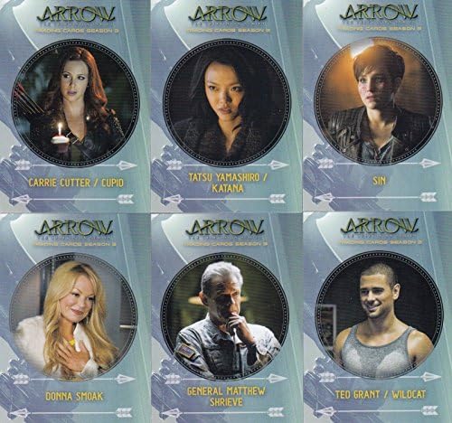 2017 Cryptozoic Arrow Сезон 3, Мини на Капитана набор от 81 базова карта и 18 карти преследване само 99 карти