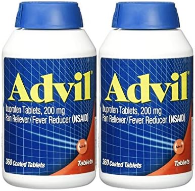 Хапчета Адвил ( Ибупрофен ), 200 mg, 300 таблетки, покрити с обвивка, Опаковка по 2 броя.