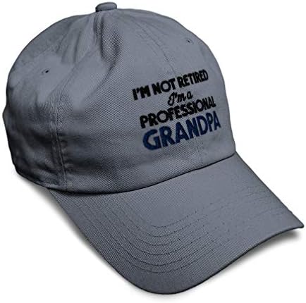 Мека бейзболна шапка на Пенсионер на Професионален Дядо С Бродерия Дядо Забавни Памучни Шапки, за Баща, за Мъже и Жени