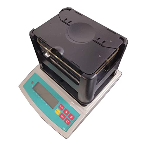 Измерване на плътността на твърди вещества Плотномер за гумен пластмаса DH2000 с интерфейс RS-232 Точността на претегляне на 0,01 g Максимално тегло 2000 гр