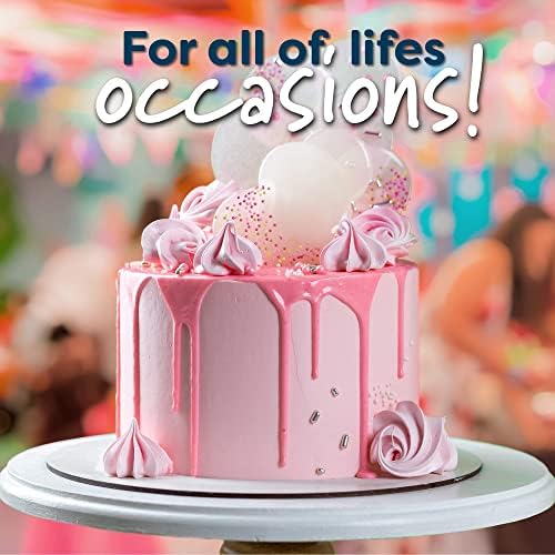 Бели Кръгли дъски за торта | 25 Опаковки по 10 инча | Картонени Кръгове за торта | за Еднократна употреба Поставка за торта | Аксесоари За декорация на торта | Аксесоари