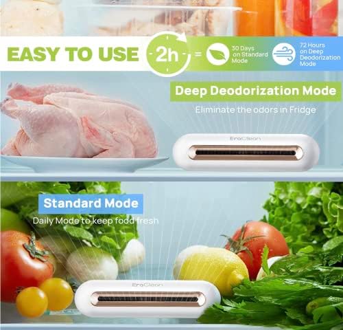 Дезодорант за хладилник KALAMET O3, Акумулаторна батерия Дезодорант за Хладилник, Средство за отстраняване на миризма от хладилник и Средство за отстраняване на мириз?