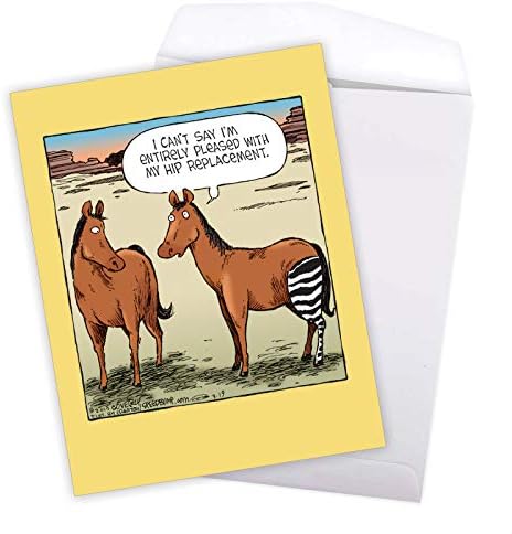 NobleWorks - Голяма Забавна Картичка Выздоравливай по-скоро (8.5 x 11 инча) - пощенска Картичка с изображение на
