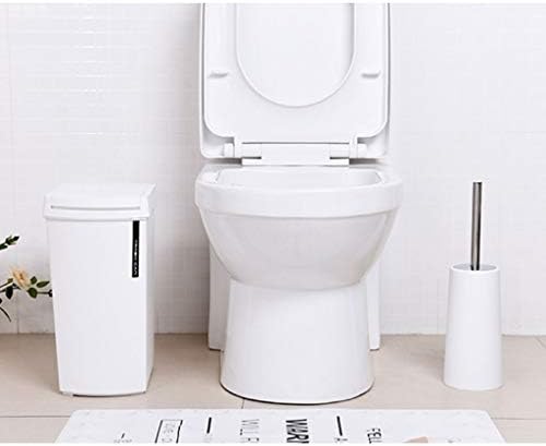 GUOJM Четка за тоалетна Без Удар За миене на Баня, Набор от Притежателите на тоалетни четки От Неръждаема Стомана, Четка за почистване