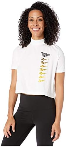 Дамски Класически Укороченная Тениска Reebok с Вектора Модел