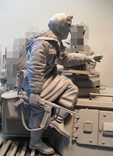 Goodmoel 1/16 Набор от модели Войник-tankman времето на Втората световна война на Военна тема от смола (Без резервоара) / Комплект за леене войник в разглобено формата / AE-5386