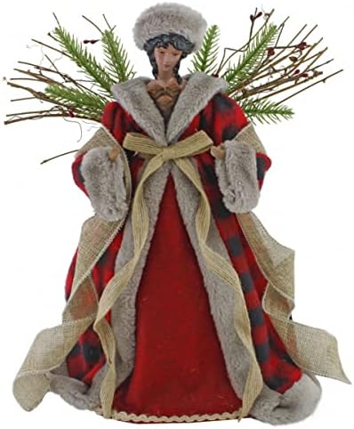 Колекция Windy Hill 14 Ангел от Зебло в Червената Клетка, Афроамериканский Етнически Коледа Коледа в цилиндър