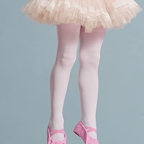 Черно Трика за Момичета, Размер 7-8 Години, Розови Чорапогащи на Крака, Гимнастически Костюми с Цветове, с дълъг ръкав,