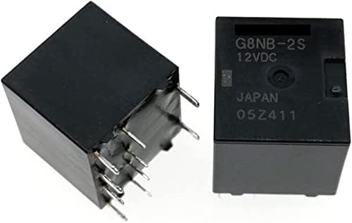 Реле GIBOLEA 5ШТ G8NB-2S Автоматично реле G8NB-2S-12VDC G8NB 12VDC 12V DIP10