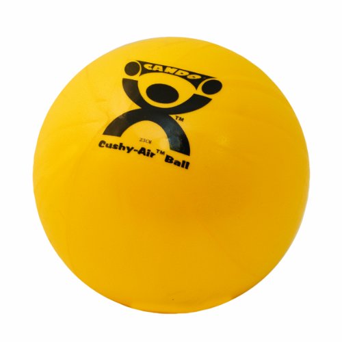 Въздушен Ръчно топката CanDo 30-1740Y, 10 инча, Жълт