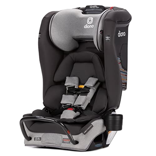 Diono Radian 3RXT SafePlus, столче за Кола-трансформатор 4 в 1, с мек покрив отзад и отпред, технология SafePlus, 3-степенна защита за бебета, столче за Кола за деца от 10 години 1, Притал
