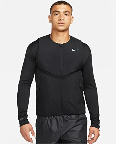 Мъжки яке за бягане Nike Буря-FIT ADV Run Дивизия, Черна, ГОЛЯМ размер