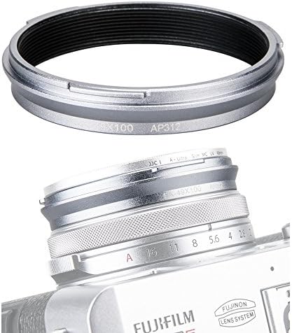 49 мм Метално Преходни Пръстен за филтър на обектива, за да Fuji Fujifilm X100V X100F X100T X100S X100 X70 Камера и Широкоъгълен Обектив WCL-X100 II Инсталиране на UV-CPL филтър ND Капак на обекти