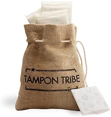 Тампонен Tribe - Подложки за гащи от органичен памук, който Не съдържа химикали Дишащи Естествени подложки за гащи, Тънки