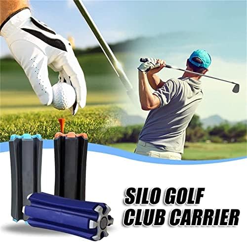 Преносим стика за голф WindFee, държач за голф от дърво, ютии, клинове, стикове, хибридни и универсални стикове, с капацитет 6 стикове за голф