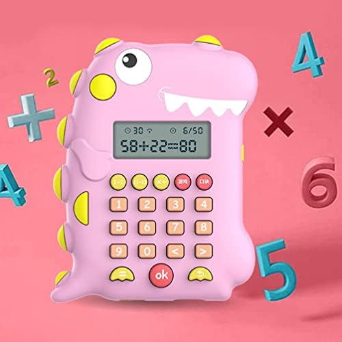 Toyvian Детски Калкулатор, Калкулатори под формата на Динозавър Мультяшные Математически Игри Интелигентни Обучаващи