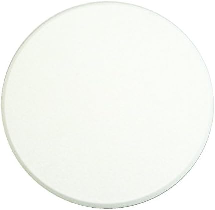 Защитно стъкло Prime-Line MP9244 за стени, 5 инча, Текстурирани повърхност, Твърд винил, Бял, Самозалепваща се основа, Опаковка от 5