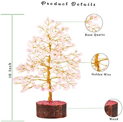 Кристалното Дърво на Живот - Кристали положителна енергия - Дървото от розов кварц - Розов Кристал - Колие от Чакра
