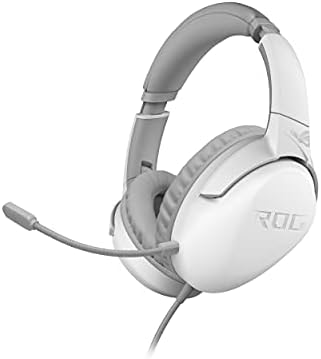 Детска слушалки ASUS ROG Strix Go Основната Moonlight White | аудио с висока резолюция, съвместими с игри на