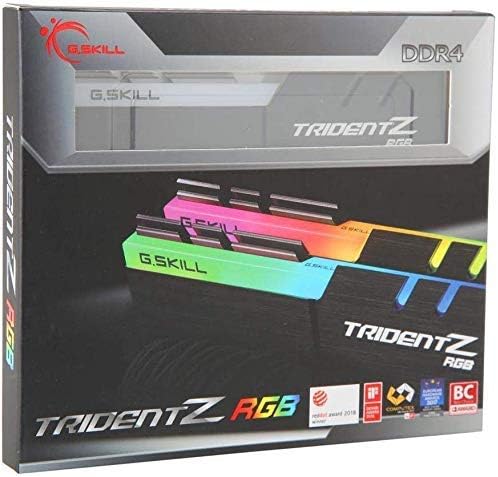 G. Skill Trident Z серия RGB 32 GB (2 x 16 GB) 288-пинов SDRAM (PC4 25600) DDR4 3200 CL14-14-14-34 1.35 V Двуканална памет