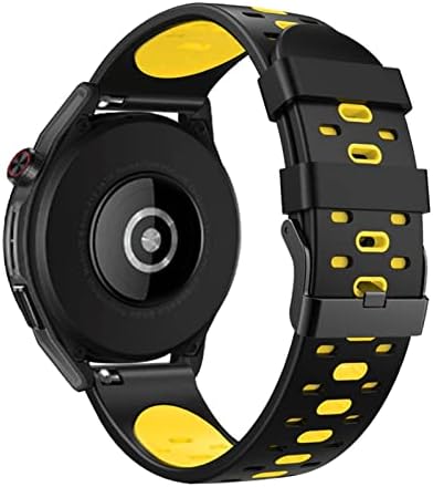 Гривна HAZELS Смарт часовник с Каишка на китката, за Xiaomi Mi Цветен каишка за часовник Huawei GT3 46 мм Силикон