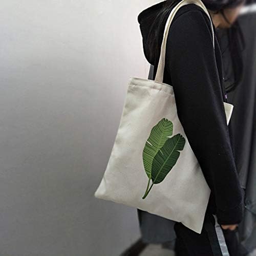 Graywhsky Shopping Leaf, модни дамски холщовые чанта на рамото, чанта-банан с принтом, чантата-дръжката, пазарска чанта