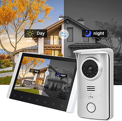 100-240 2,4 G Безжичен видео домофон 7-инчов TFT LCD звънец с карта за Нощно Виждане Домофонна система с 3 Камери