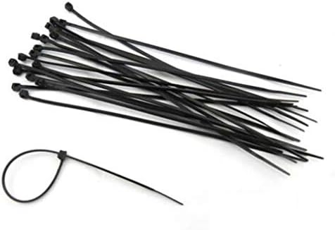Fansipro Найлонов кабел 3x200 мм, 8 , Комплект за ликвидация, Кабелни Превръзки с цип, самостоятелно блокиране на тел,