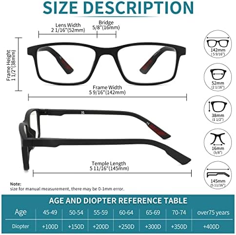 IVNUOYI 4 Опаковки Очила за четене, Блокиране на Синя Светлина, Ридеры за мъже, Леки Компютърни Очила с Пружинным тръба